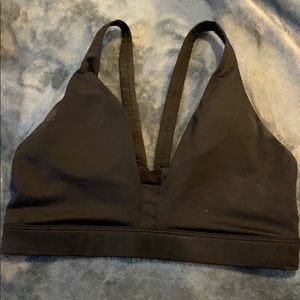 Strappy sports bra